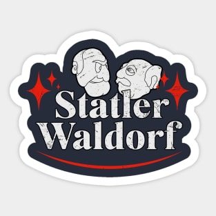 statler and waldorf funny election Sticker